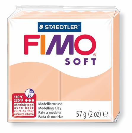 Modelovacia hmota, 57 g, polymérová, FIMO "Soft", telová 1