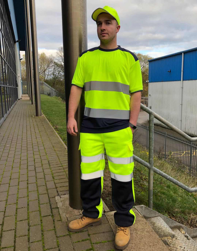 Dvojfarebné tričko Hi-Vis 3