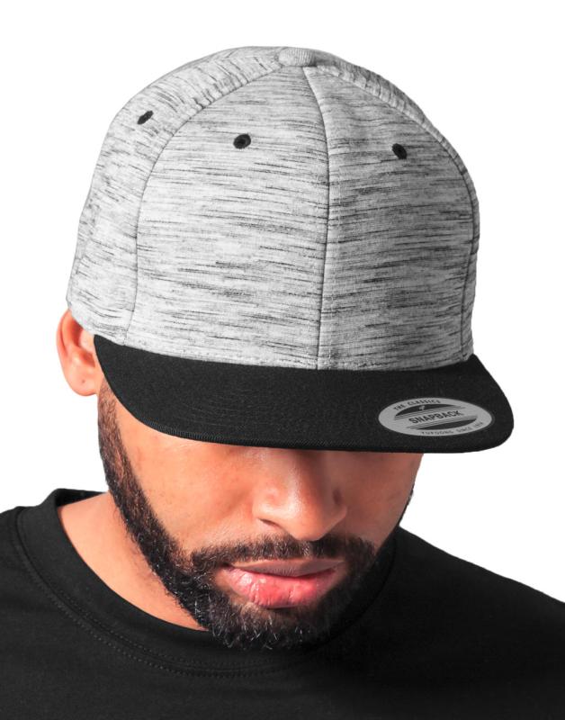 Stripes Melange Crown Snapback šiltovka