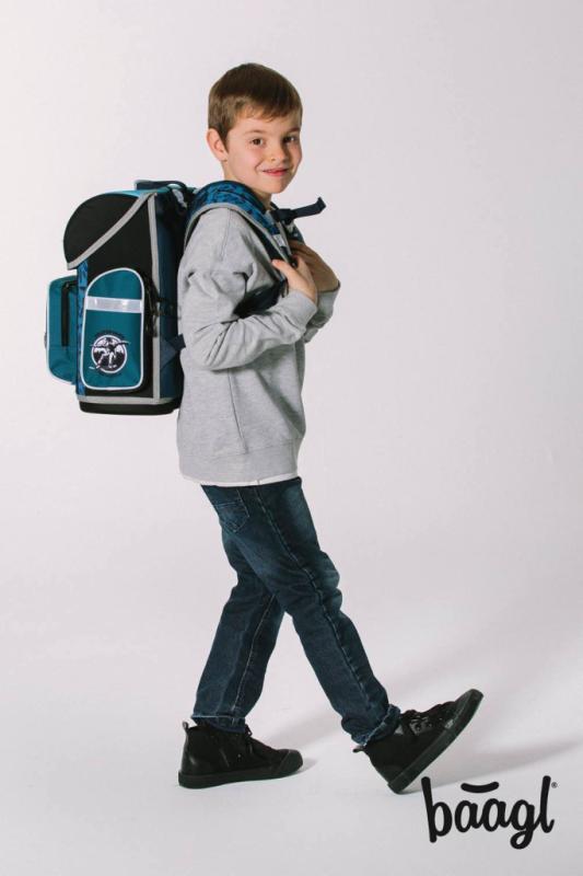 BAAGL SET 3 Ergo Skateboard: aktovka, penál, sáček 8