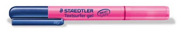 Zvýrazňovač, 3 mm, gélový, STAEDTLER "Textsurfer Gel", ružový 1
