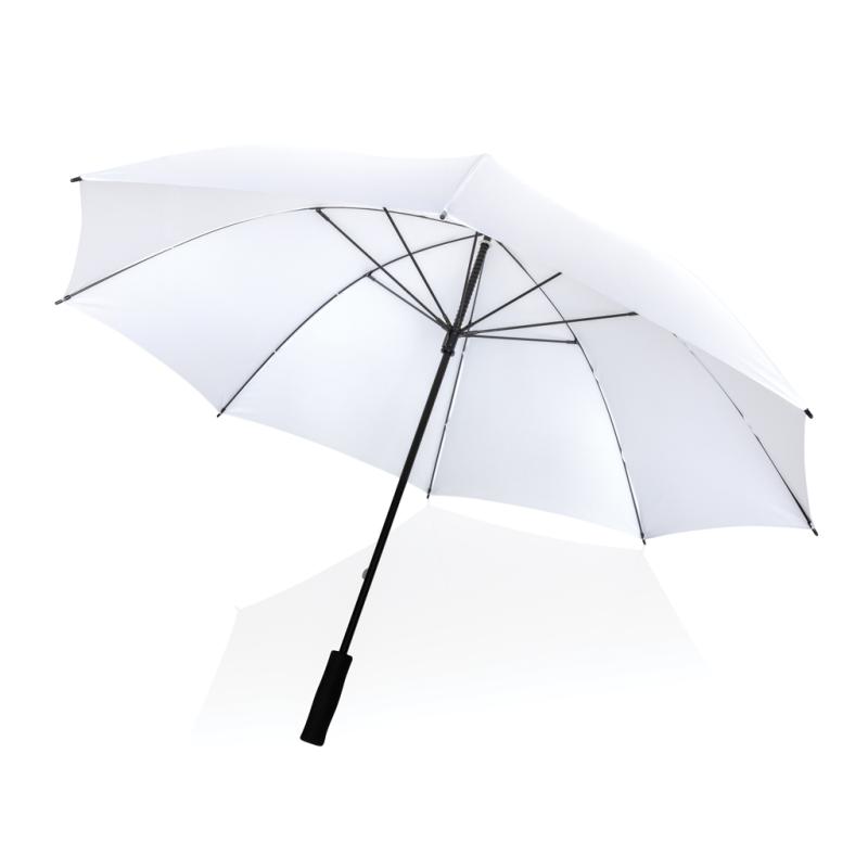 30" vetruodolný dáždnik Impact zo 190T RPET AWARE™ biela 5