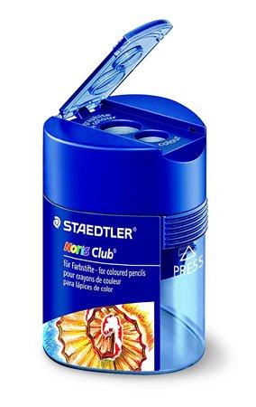 Strúhadlo, dvojdierové, so zázobníkom, STAEDTLER "Noris Club", modré 2