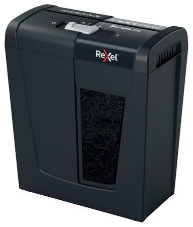 Skartovací stroj, pásiky, 5 listov, REXEL, "Secure S5" 3