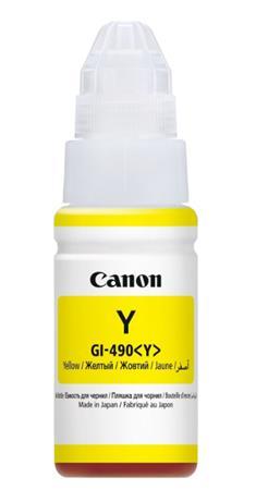 GI490 náplň do tlačiarní Pixma MFP G2411, G3411, G4411, CANON, žltá, 70 ml 1