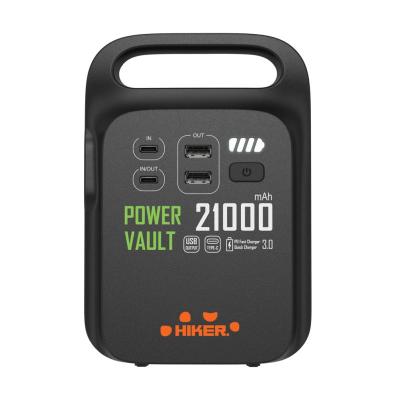 Prenosná nabíjacia stanica Power Vault 21000mAh z RCS RPET čierna 6
