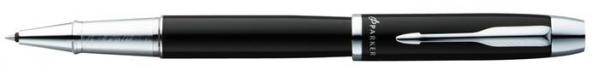 Roller, 0,5 mm, strieborný klip, čierne telo, PARKER "IM Royal", čierny 1