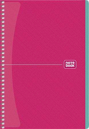 Špirálový zošit, A5, štvorčekový, 80 listov, SHKOLYARYK "Notebook",  mix 2