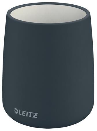 Držiak na písacie potreby, keramický, LEITZ "Cosy", matná sivá