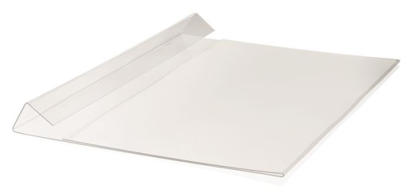 Logistické vrecko, skladacie, A4, hotizontálne, DURABLE "HARD COVER", priehľadné 3