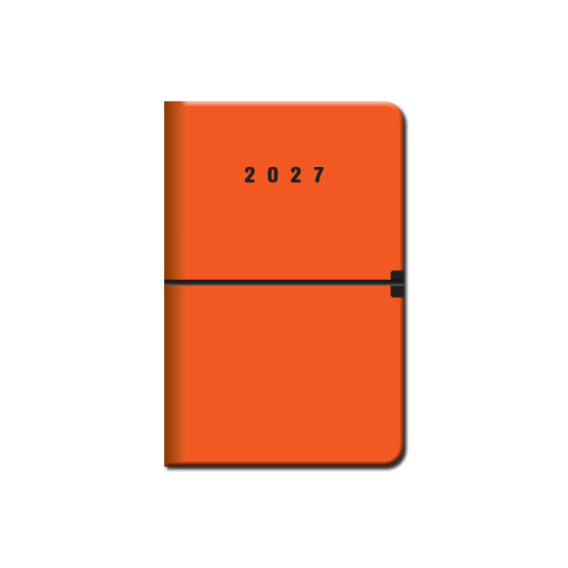 Mini diár A6 CAPRI oranžový 2027