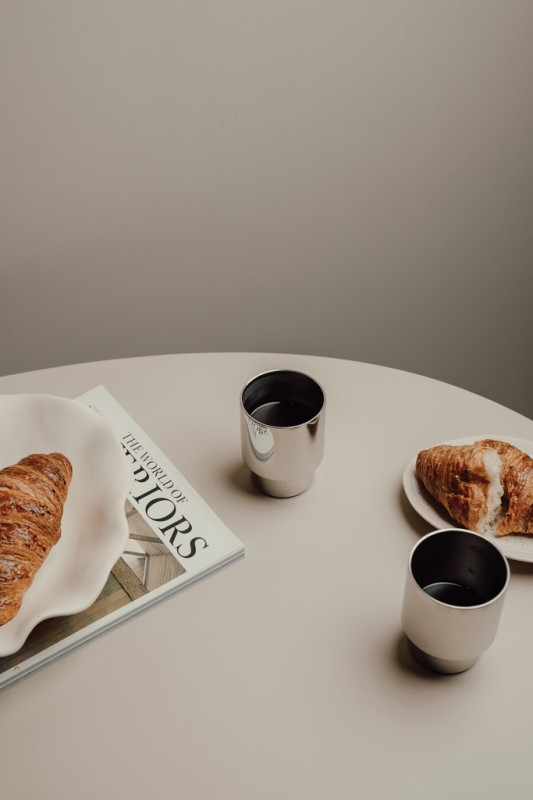 VINGA Nagano RCS recyklované SS hrnčeky, sada 2 ks odrážanie 3