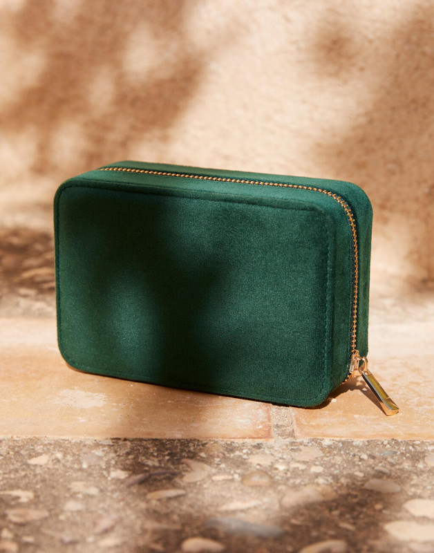 Velvet Travel Jewellery Box 1