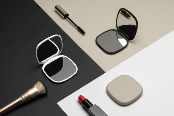 Zrkadlo na líčenie Reflecta RCS z recyklovaného plastu béžová 6