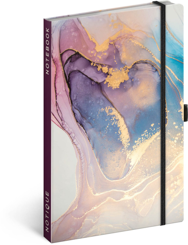 NOTIQUE Notes Štruktúry, linajkovaný, 13 x 21 cm