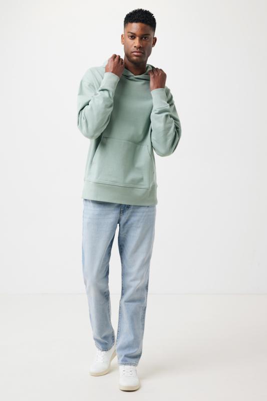 Mikina s kapucňou IQONIQ Yoho relaxed fit z recykl. bavlny Iceberg green XXS 4