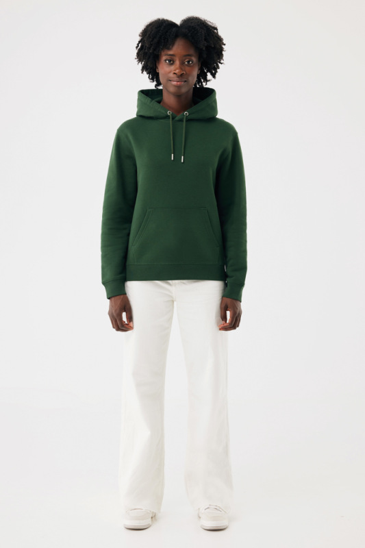 IQONIQ Joshua Unisex mikina s kapucňou z rec. bavlny forest green XL 5