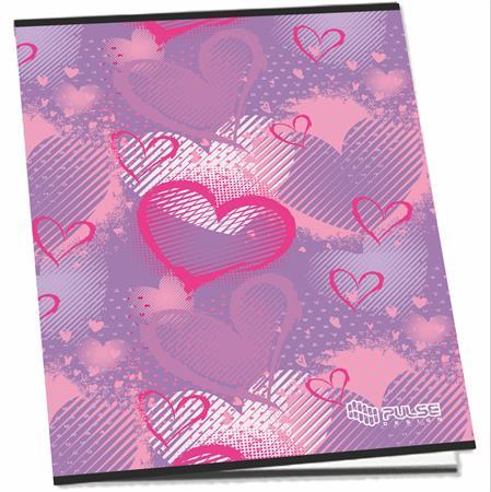 Zošit, A4, štvorčekový, 52 listov, PULSE "Girls" 2