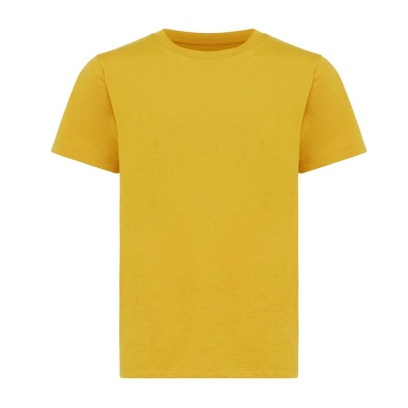 Detské tričko IQONIQ Koli z recykl. bavlny ochre yellow 7-8r (122-128cm) 1