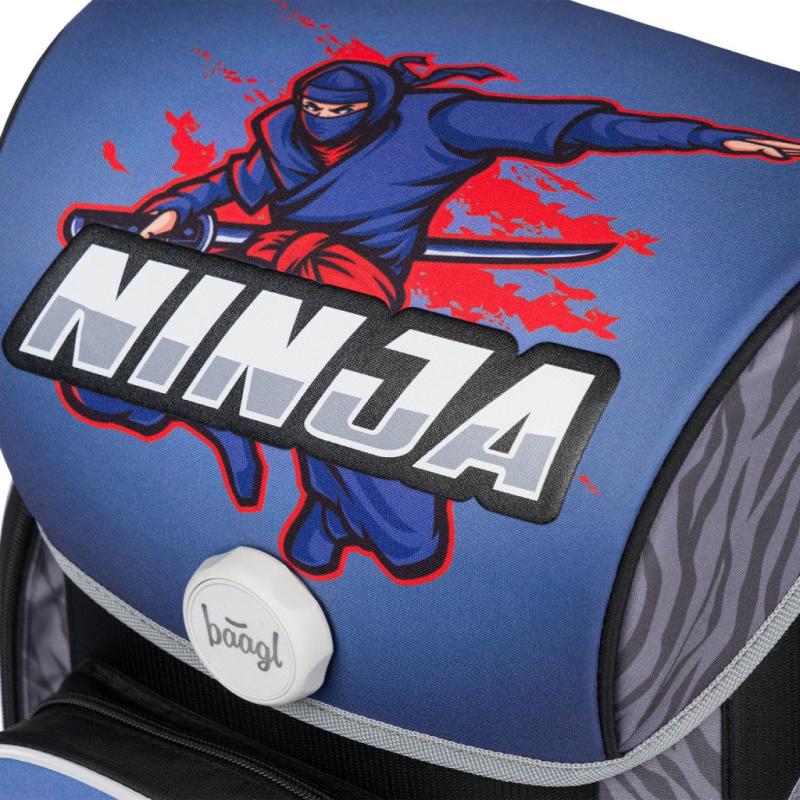 BAAGL SET 3 Ergo Ninja: aktovka, penál, sáček 7