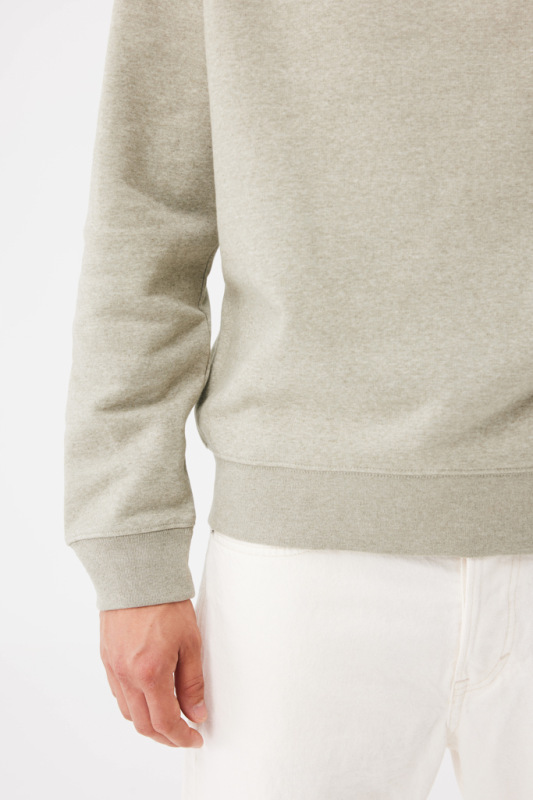 IQONIQ Toria Unisex mikina s okrúhl. výstrihom z rec. bavlny light heather green XXXL 10