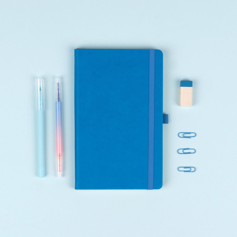 NOTIQUE Notes Modrý, linajkovaný, 13 x 21 cm 2