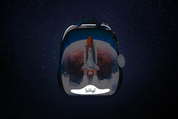 BAAGL Školská aktovka Shelly Space Shuttle 10