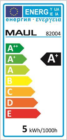 Stolová lampa, LED, MAUL "Arc", biela 4