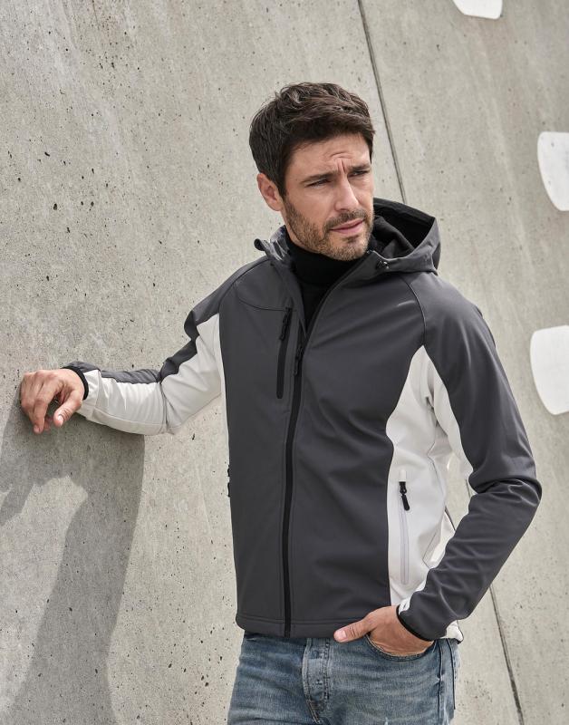 Tenký Softshell s kapucňou Performance