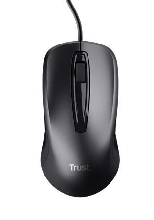 Myš, drôtová, optická, TRUST "Carve", čierna 3