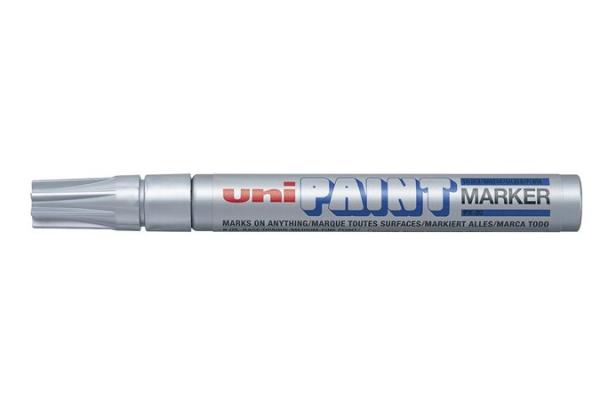 Lakový popisovač, 2,2-2,8 mm, UNI "PX-20", strieborný 1
