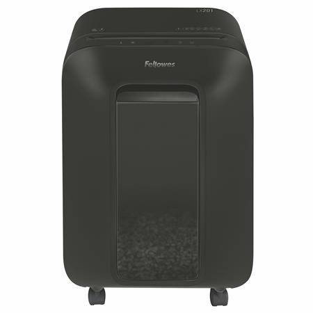 Skartovací stroj, mikro krížový rez, 11 listov, FELLOWES "Powershred LX201", čierna 2