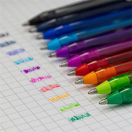 Guľôčkové pero, sada, 0,5 mm, s vrchnákom, SCHNEIDER "Vizz", mix farieb 3