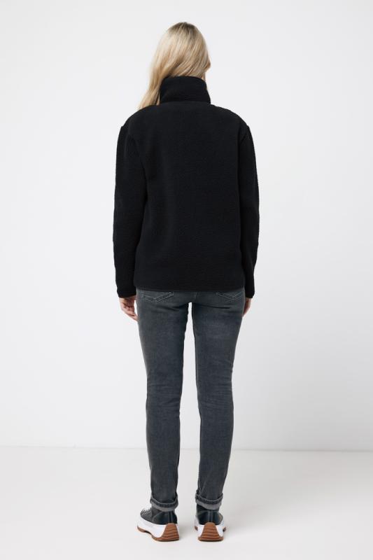 Pile fleece bunda IQONIQ Diran z recykl. polyesteru čierna XS 10