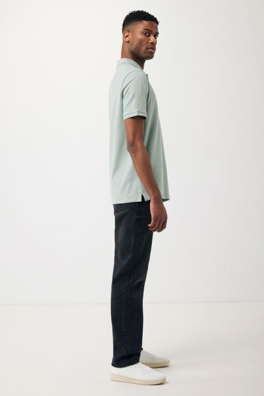Polo tričko IQONIQ Yosemite z recykl. bavlny Iceberg green L 12