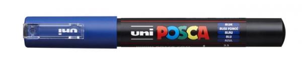 Dekoračný popisovač, 0,7-1,0 mm, UNI "Posca PC-1M", modrá 1