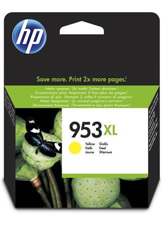 F6U18AE náplň do tlačiarní OfficeJet Pro 8210, 8700 séria, HP 953XL, žltá, 1,6k 1