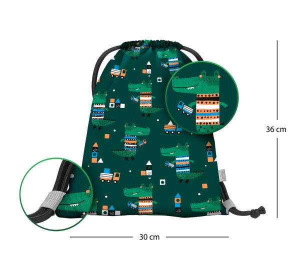 BAAGL Predškolské vrecko Krokodíl 2