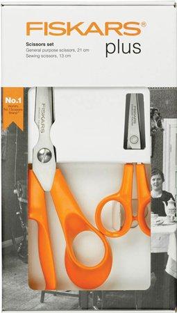 Nožnice, sada, FISKARS "Classic", oranžová 1