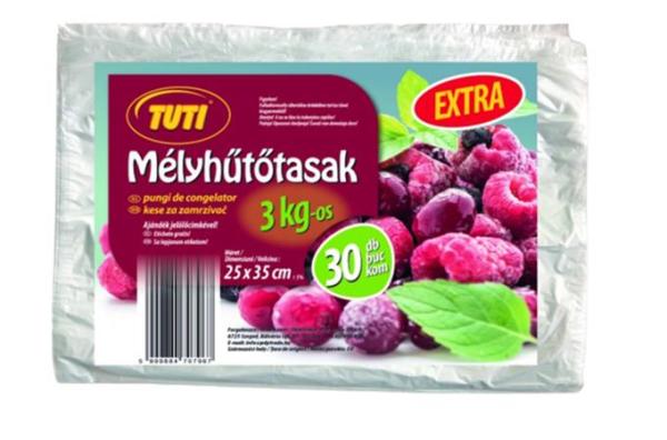 . Vrecká do mrazničky, 3 kg, 30 ks, "Tuti" 1
