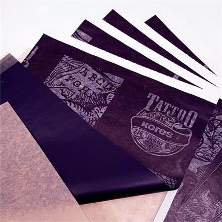 Hektografický papier, 21,5 x 26,8 cm, KORES "Tattoo", 100 hárkov 3
