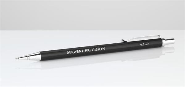 Mikroceruzka, sada, 0,5 mm, DERWENT "Precision", HB 2