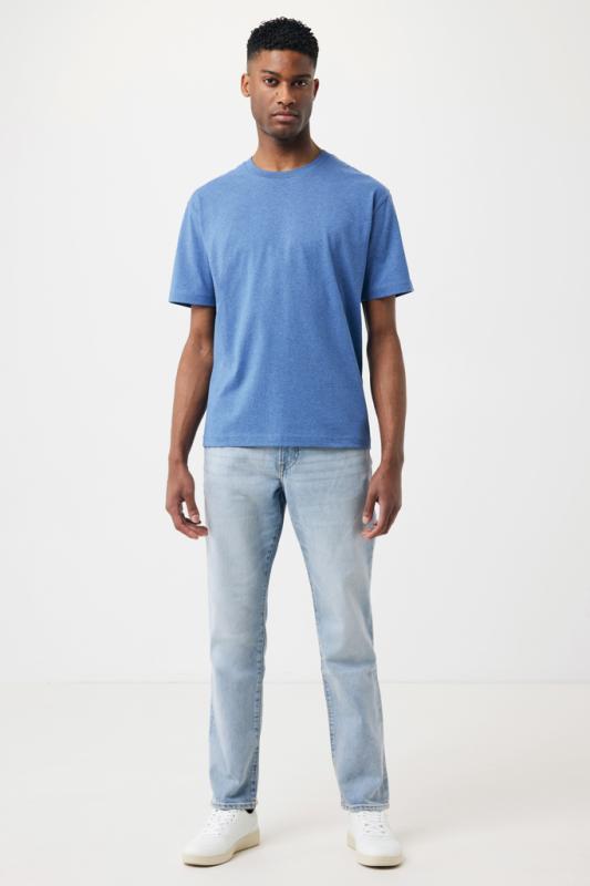 Tričko IQONIQ Teide z recykl. bavlny heather blue XL 9