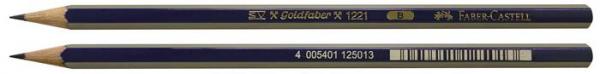Grafitová ceruzka, B, šesťhranná, FABER-CASTELL "Goldfaber" 1