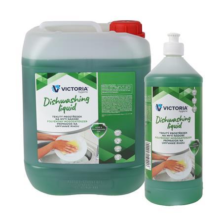 Čistiaci prostriedok na riad, 1 l, VICTORIA HYGIENE 1