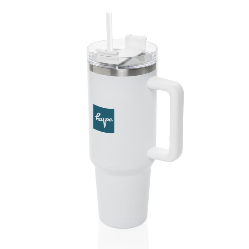Termohrnček 1200ml Peakflow z RCS recykl. nerezovej ocele biela 7