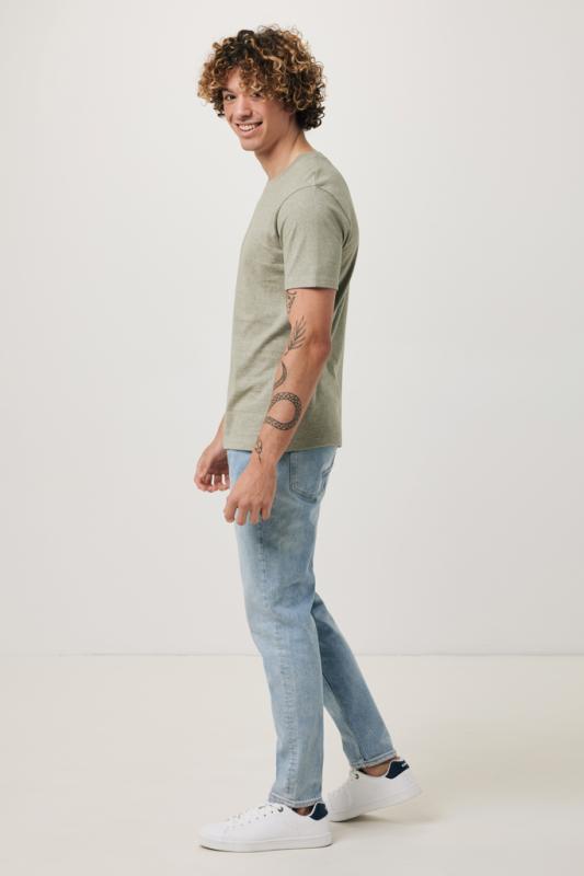 Tričko IQONIQ Brett z recykl. bavlny light heather green XL 6