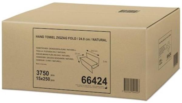 Papierové utierky, Z ohyb, 2-vrstvové, 250 útržkov, H3 systém, Universal, TORK "Singlefold 3