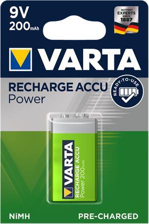 VARTA Batérie "Power Accu", 9V, 1x, E 200 mAh