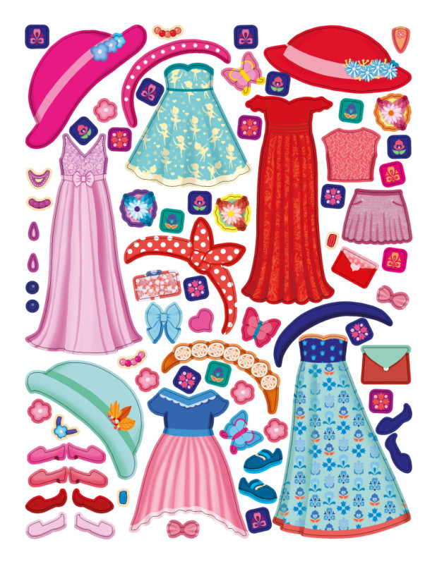 Šaty pre SÁRU ─ Kniha samolepiek 7